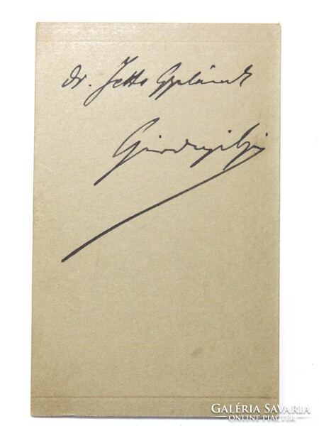 !! Dedikált Gárdonyi Géza fénykép Hibátlan példány Rendkívül ritka darab !!