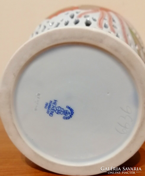 Herendi áttört fedeles váza 1940