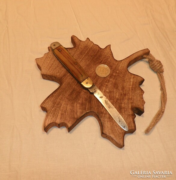 Bodócs ovál bicska, gyűjteményből. Foglalkozós! Kés, bicska, tőr, borotva.