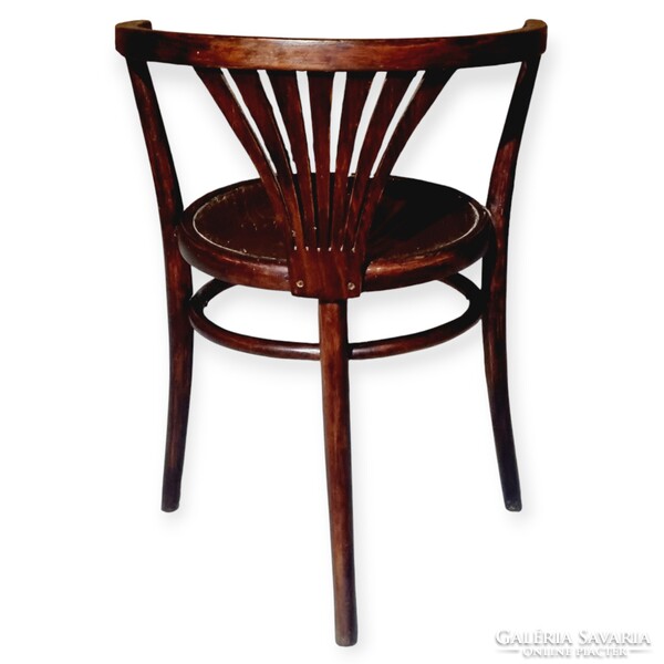 Szecessziós bécsi Thonet ülőgarnitúra, pad + 4db szék