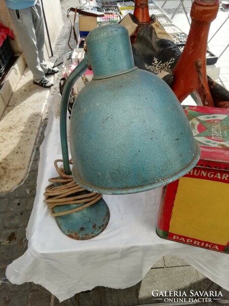 Retro ipari asztali lámpa.Akció Aukció több száz termék vegye vigye