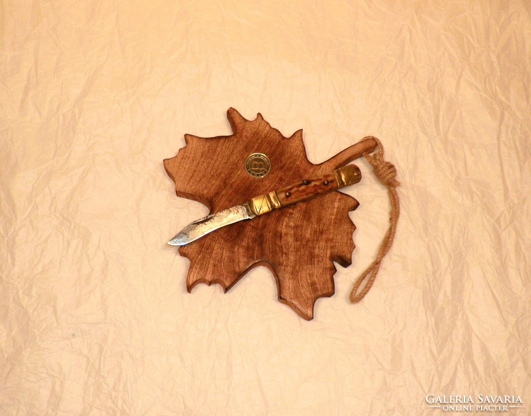 Régi BODÓCS náder bicska. Gyűjteményből. Kés, bicska, tőr, borotva.