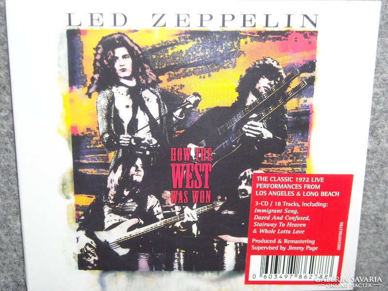 LED ZEPPELIN HOW THE WEST WAS WON 3cd CD ÚJ gyári bontatlan
