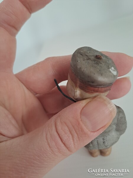 I. Vh német egyenruhában porcelán baba első világháború háborús katonai egyenruha bérét sapka