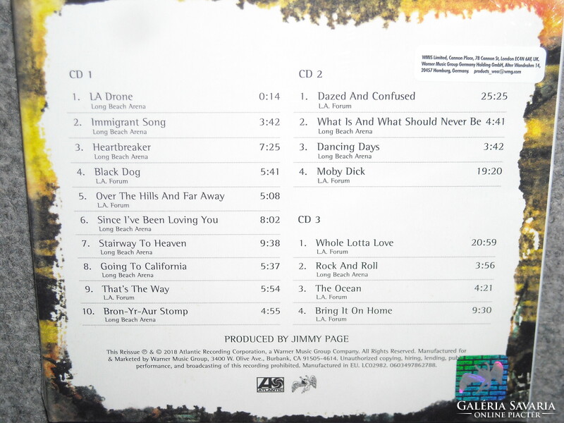 LED ZEPPELIN HOW THE WEST WAS WON 3cd CD ÚJ gyári bontatlan
