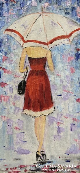 Hepp Natália: Esös napon séta (33x17)