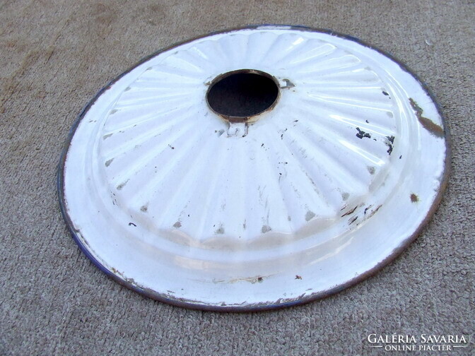 Régi zománcozott lámpabúra