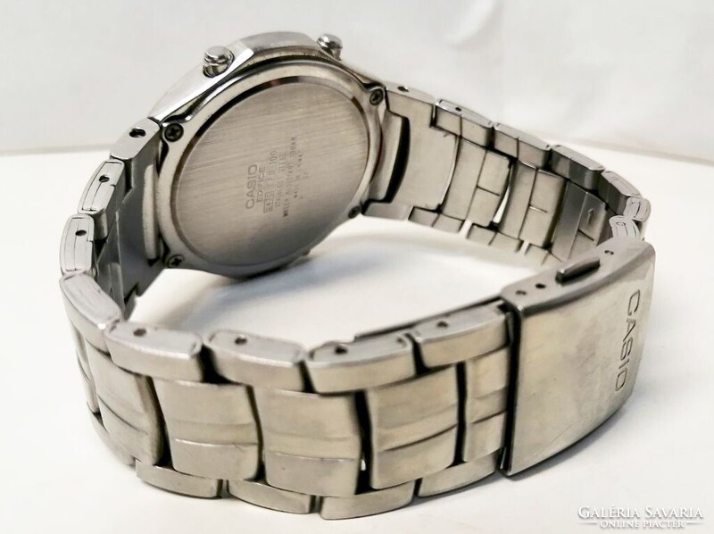 Casio Edifice edf-100, Digitális nagy kijelzős Retro Quartz karóra kiváló állapotban