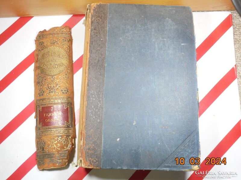 A Pallas Nagy Lexikona - VII. kötet  (Fekbér-Geszt) 1894-es kiadás