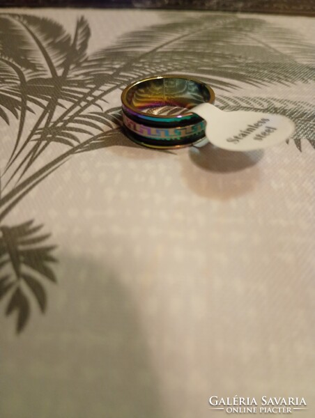 Nemesacél gyűrű 13.  ﻿Hihetetlen aukciók és akciók folyamatosan !Vegye-Vigye