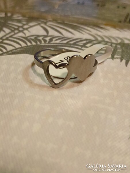 Nemesacél gyűrű 37.Hihetetlen aukciók és akciók folyamatosan !Vegye-Vigye