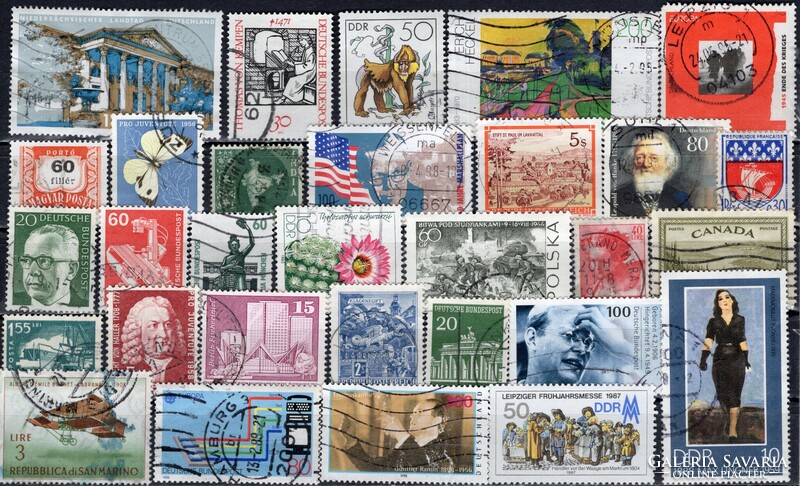 Pecsételt vegyes hibátlan kis gyűjtemény.   337.