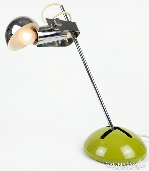 Space Age Vintage Olasz Design Asztali Lámpa - Luci Milano T 395 - Robert Sonneman - Eredeti Jelzett