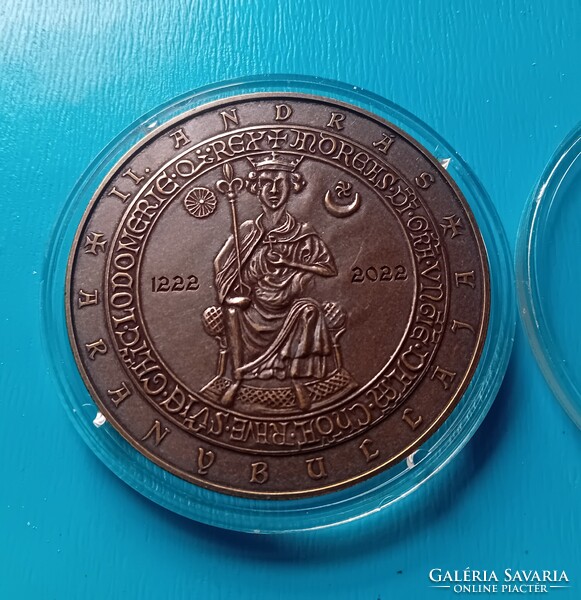 5000 Forint 2022 , II. andrás Arnybullája 800. évfordulója   réznikkel  UNC