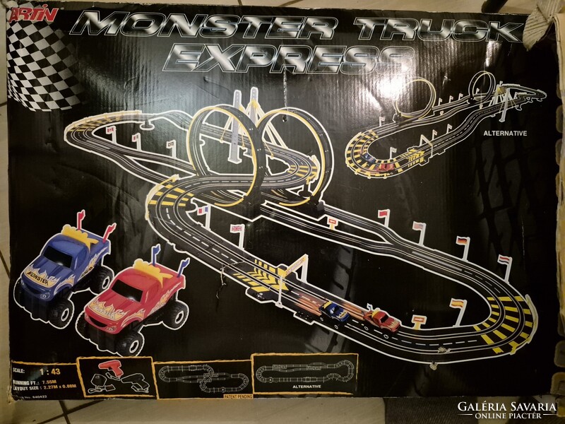 Játék kocsi pálya