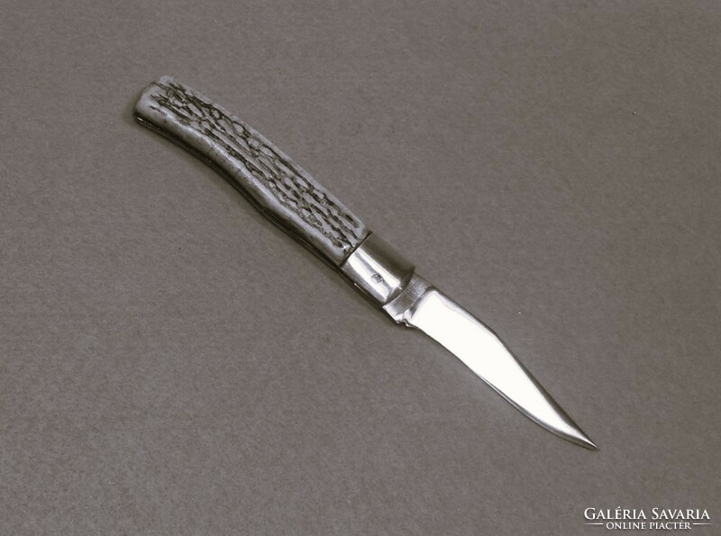 Régi IMRIK bicska, gyűjteményből, megújulva. Kés, bicska, tőr, borotva.