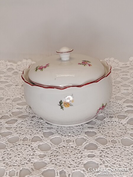 Hollóházi porcelán BONBONIER / cukortartó