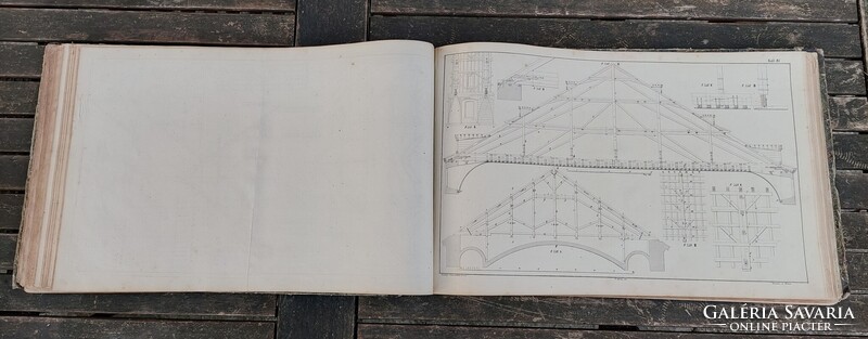 Ácsmunkák "Romberg's Zimmerwerkbaukunst" 1850 körül