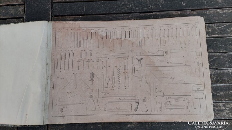 Ácsmunkák "Romberg's Zimmerwerkbaukunst" 1850 körül