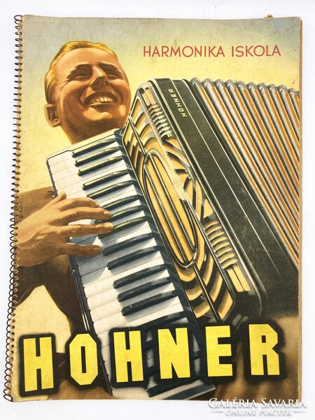 Beecker Vilmos: Eredeti Hohner-módszerű tangóharmonika iskola, 1940-es évek - gyűjtői ritkaság
