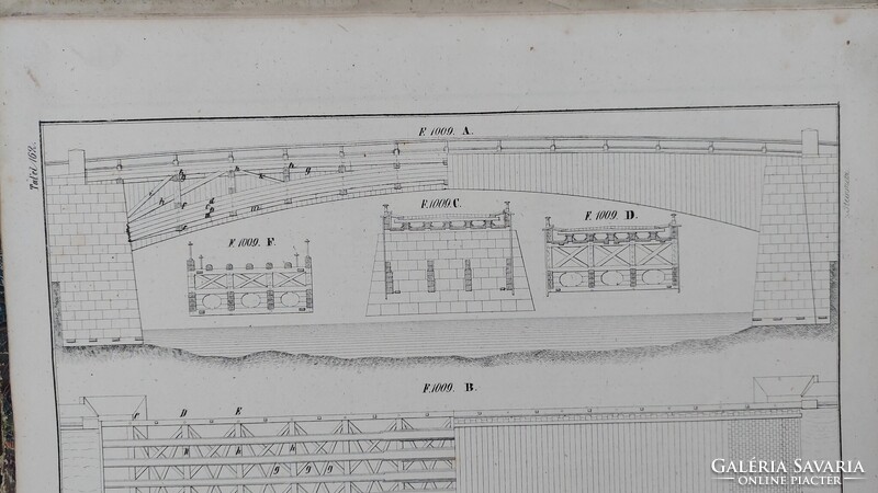 Ácsmunkák "Romberg's Zimmerwerkbaukunst" 1850 körül