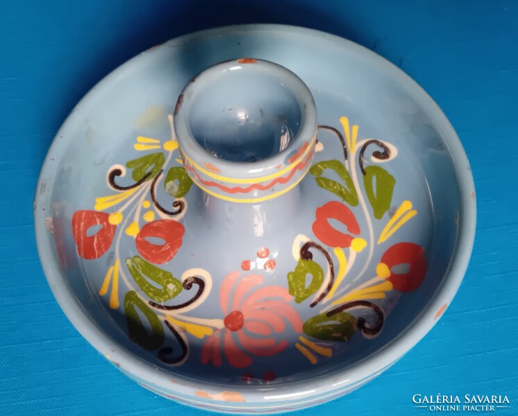 Kerámia gyertyatartó Hódmezővh.