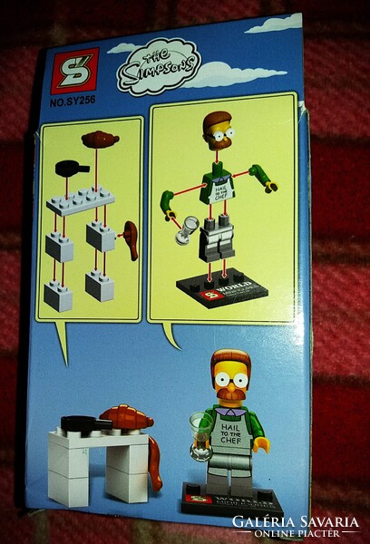 THE SIMPSONS -LEGO kompatibilis játékfigura - Nedward "Ned" Flanders, Jr - DOBOZÁVAL a képek szerint