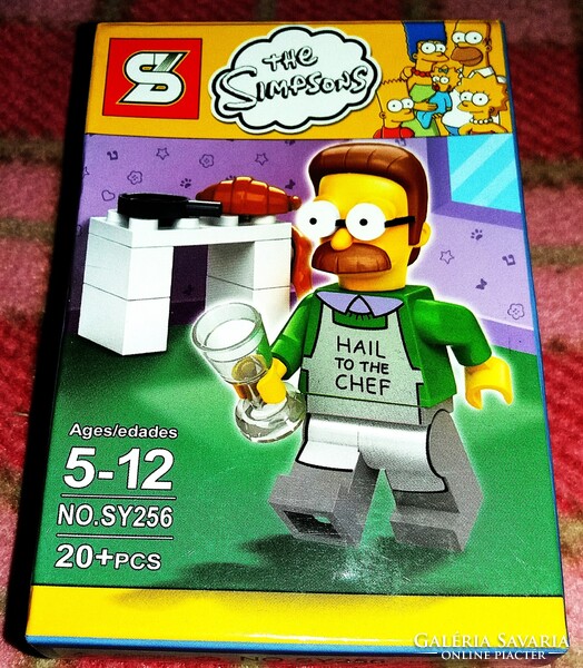 THE SIMPSONS -LEGO kompatibilis játékfigura - Nedward "Ned" Flanders, Jr - DOBOZÁVAL a képek szerint