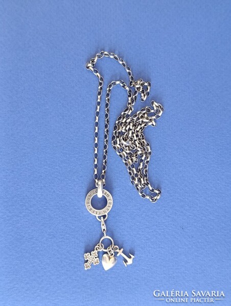 Thomas Sabo ezüst nyaklánc charmokkal