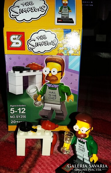 THE SIMPSONS -LEGO kompatibilis játékfigura - Nedward "Ned" Flanders, Jr - DOBOZÁVAL a képek szerint