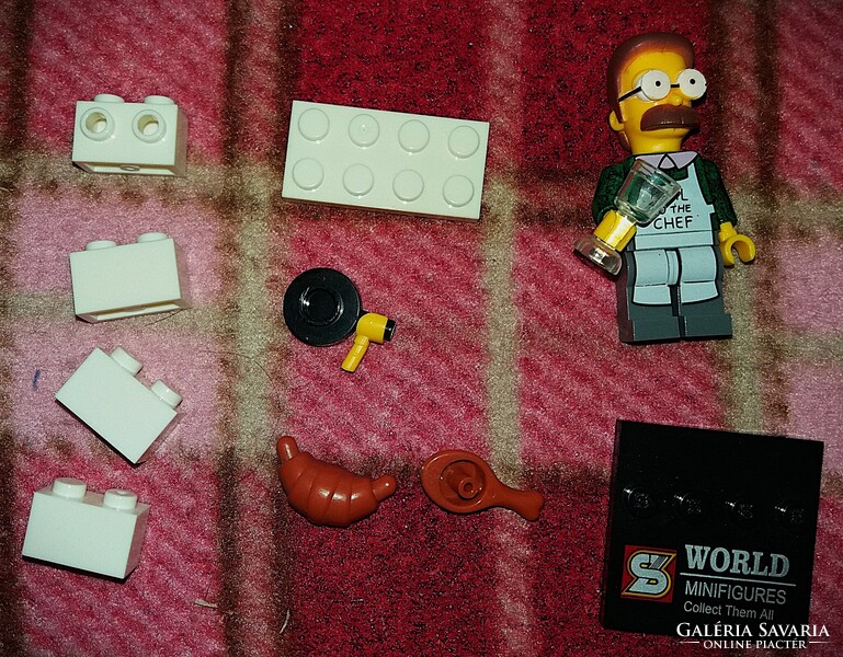 THE SIMPSONS -LEGO kompatibilis játékfigura - Nedward "Ned" Flanders, Jr - DOBOZÁVAL a képek szerint