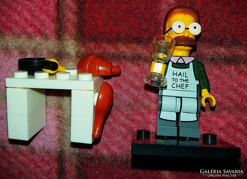 THE SIMPSONS -LEGO kompatibilis játékfigura - Nedward "Ned" Flanders, Jr - DOBOZÁVAL a képek szerint