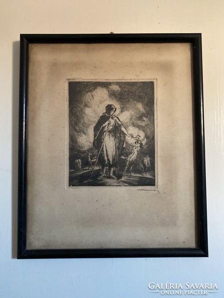 Radványi-Román Károly (1900 - 1957 ) - Pásztorlány .