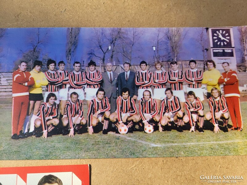 Bp. Honvéd 25 éves jubileumi emléklap (1949–1974) – EREDETI ALÁÍRÁSOKKAL!