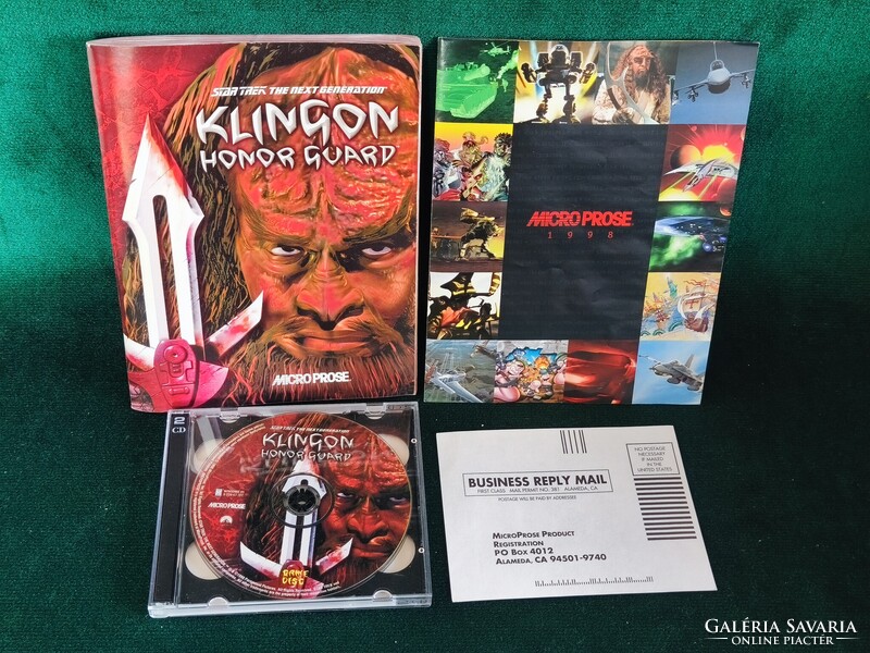 Star Trek TNG Klingon Honor Guard PC Big Box (1990-99').