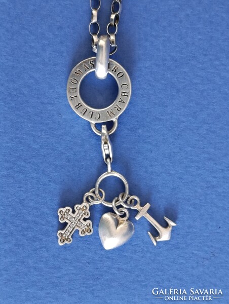 Thomas Sabo ezüst nyaklánc charmokkal
