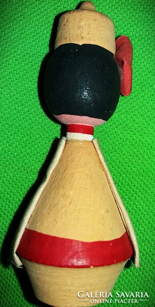Régi babaházas CCCP orosz fiú baba fa bábú fa figura 10 cm állapot a képek szerint