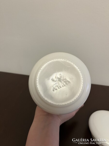 Ritka vintage CERVE Olaszország opálüveg kávétartó