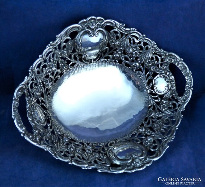 PAZAR, ANTIK EZÜST KÍNÁLÓ, NÉMET, CA. 1890!!!