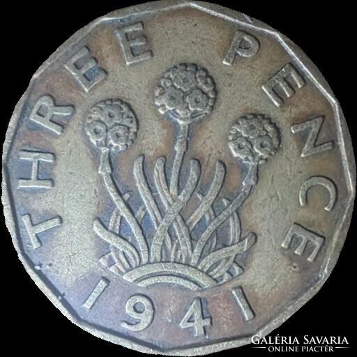United Kingdom 3 pence 1941 F