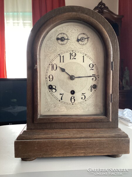 Antik  német kandallóóra