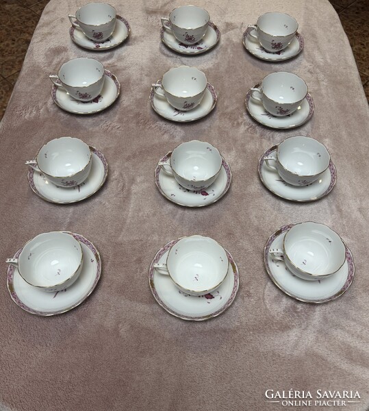 Herendi Apponyi mintás Óriás teás csészék 1930