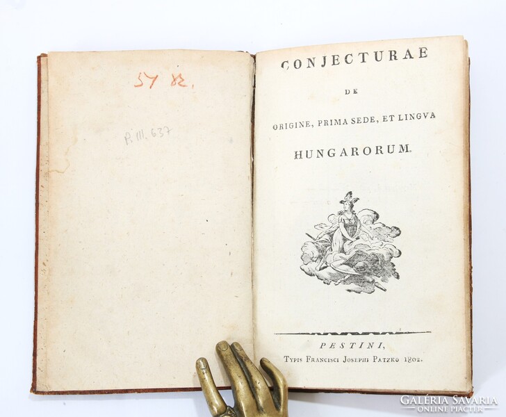 1802 - A magyarok eredetéről, őshazájáról és nyelvéről Thomas Ernő Ferdinánd orvos értekezése Ritka!