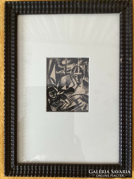 Schönberger Armand ( 1885 - 1974 ) - Anya gyerekével .