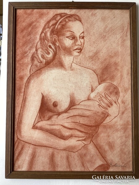 Boldizsár - Anya gyermekével .