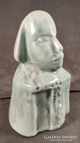 Mázas kerámia szobor 344