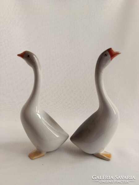 Hollóházi porcelán LUDAK / LIBÁK párban