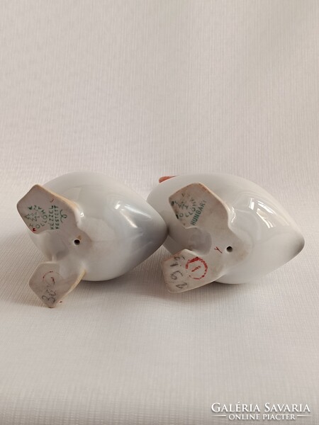 Hollóházi porcelán LUDAK / LIBÁK párban