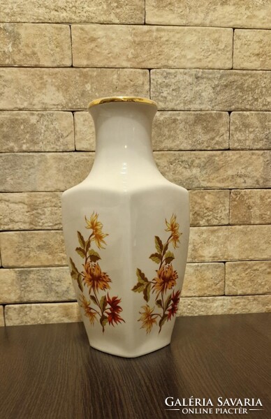 Hollóházi virágos váza