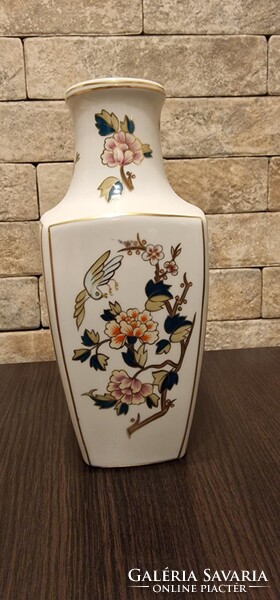 Hollóházi kézzel festett váza
